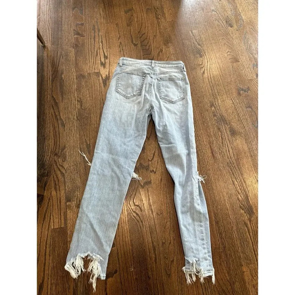 L'AGENCE High Line High Rise Skinny Distressed Classic Vintage Jeans 26 1347 - Picture 13 of 14